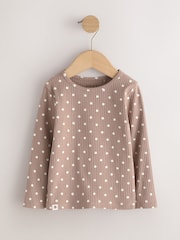 Neutro - Long Sleeve Ribbed Tops 5 Pack (3mths-7yrs) - Imagem 5 de 10