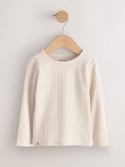Neutro - Long Sleeve Ribbed Tops 5 Pack (3mths-7yrs) - Imagem 6 de 10