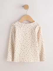 Neutro - Long Sleeve Ribbed Tops 5 Pack (3mths-7yrs) - Imagem 7 de 10