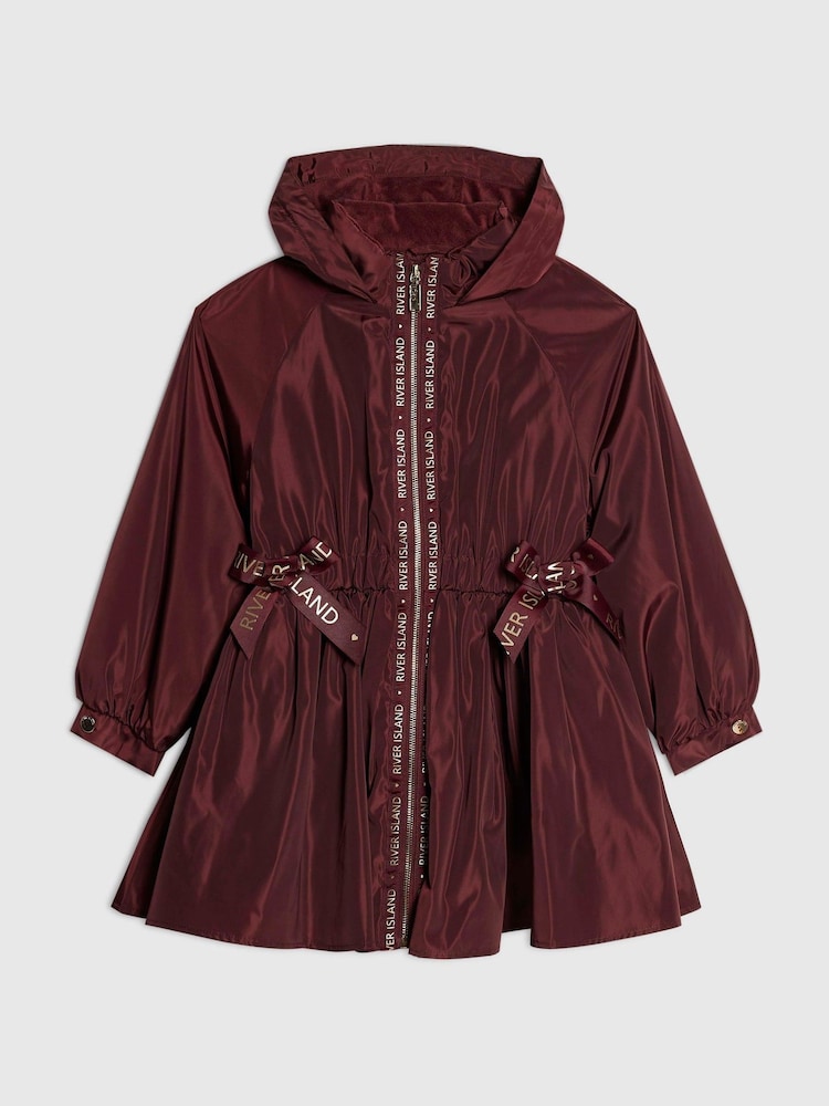 trench-coat River Island Peplum Rain - Image 1 de 4