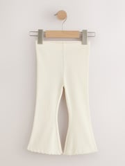 Grønn/Rosa - Ribbestrikkede Flare Leggings 5 Pakke (1 til327år) - Bilde 6 av 9