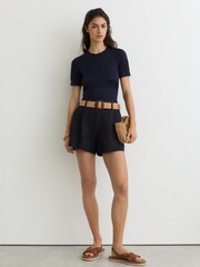 Reiss Navy Matilda Short - Image 1 of 6
