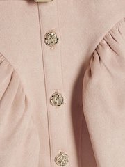 River Island Pink Suedette Prom Dress - Image 3 of 4