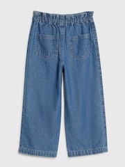River Island Blue Pull On Wide Leg Jeans - Image 2 of 4