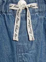River Island Blue Pull On Wide Leg Jeans - Image 3 of 4