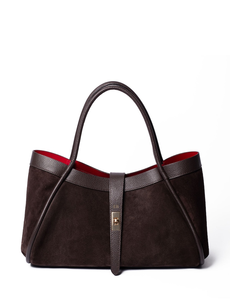 LRM Goods Brown The Harriet Leather Tote Bag - Image 2 of 7 LRM Goods Brown The Harriet Leather Tote Bag - Image 2 of 7