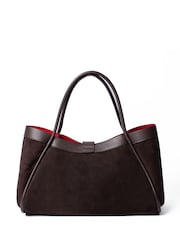 LRM Goods Brown The Harriet Leather Tote Bag - Image 3 of 7