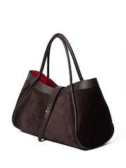 LRM Goods Brown The Harriet Leather Tote Bag - Image 4 of 7