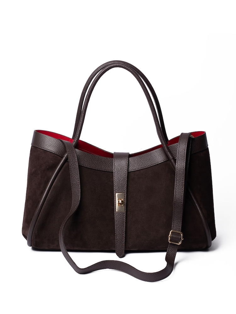LRM Goods Brown The Harriet Leather Tote Bag - Image 7 of 7 LRM Goods Brown The Harriet Leather Tote Bag - Image 7 of 7
