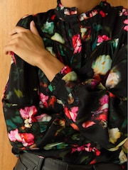 Bauk Eleanor Printed Black Blouse - Image 4 of 5