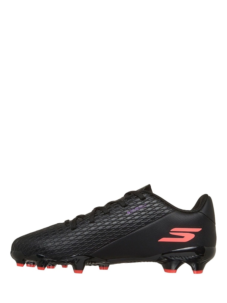 Skechers Black Skx_2 Multi Ground Football Boots - Image 2 of 4 Skechers Black Skx_2 Multi Ground Football Boots - Image 2 of 4