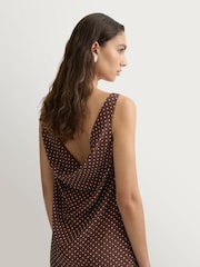 Posse Brown Evie Polka Dot Mini Dress - Image 4 of 4
