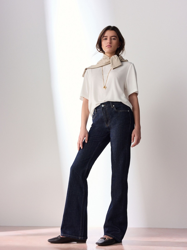 Dark Blue Tabitha Simmons X Next Bootcut Jeans - Image 1 of 6