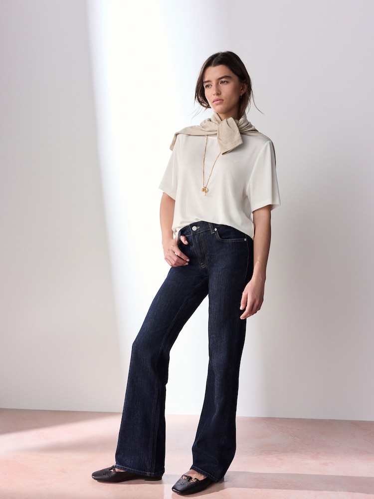 Dark Blue Tabitha Simmons X Next Bootcut Jeans - Image 2 of 6