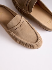 The Set Sand Premium Leather Suede Backless Loafers - Image 8 of 9