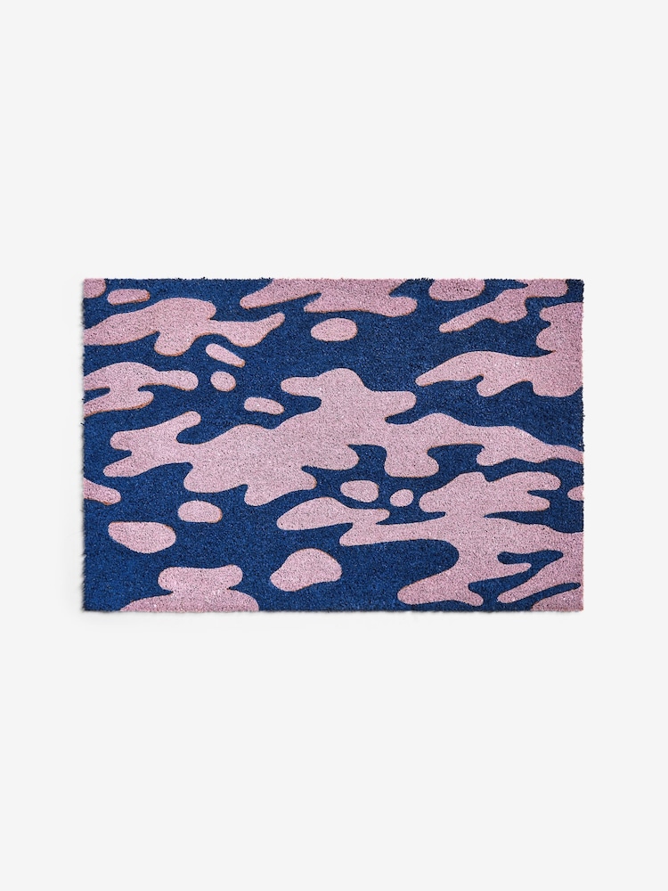 MADE.COM Blue Ripple Doormat - Image 4 of 4