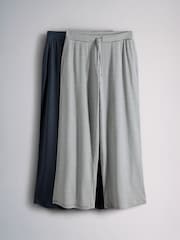 The Set 2 Pack Stripe Wide Leg Joggers - Bild 2 von 10