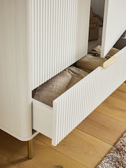 White Emilie Oak Effect Double, 1 Drawer Wardrobe - Image 5 of 9