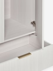 White Emilie Oak Effect Double, 1 Drawer Wardrobe - Image 9 of 9