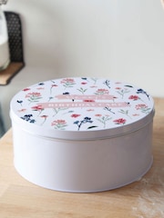 Pretty Florals Personalised Cake Tin by No Ordinary Gift - Image 2 of 2