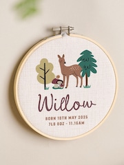 Personalised Woodland Design Hoop by No Ordinary Gift - Image 1 of 2