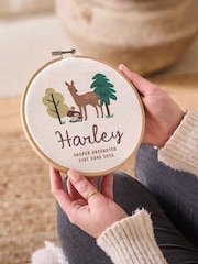 Personalised Woodland Design Hoop by No Ordinary Gift - Image 2 of 2