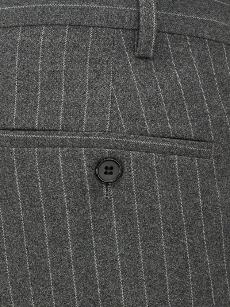 Skopes Grey Tapered Fit Cassius Tailored Fit Stripe Suit Trousers - Image 4 of 4 Skopes Grey Tapered Fit Cassius Tailored Fit Stripe Suit Trousers - Image 4 of 4