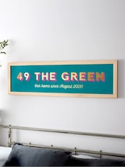 Large Foiled Typographic Sign by No Ordinary Gift - Image 1 of 1