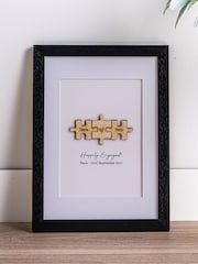 Wooden Puzzle Pieces Print by No Ordinary Gift - Image 2 of 2