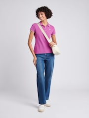 U.S. Polo Assn. Purple Womens Polo Shirt - Image 3 of 7