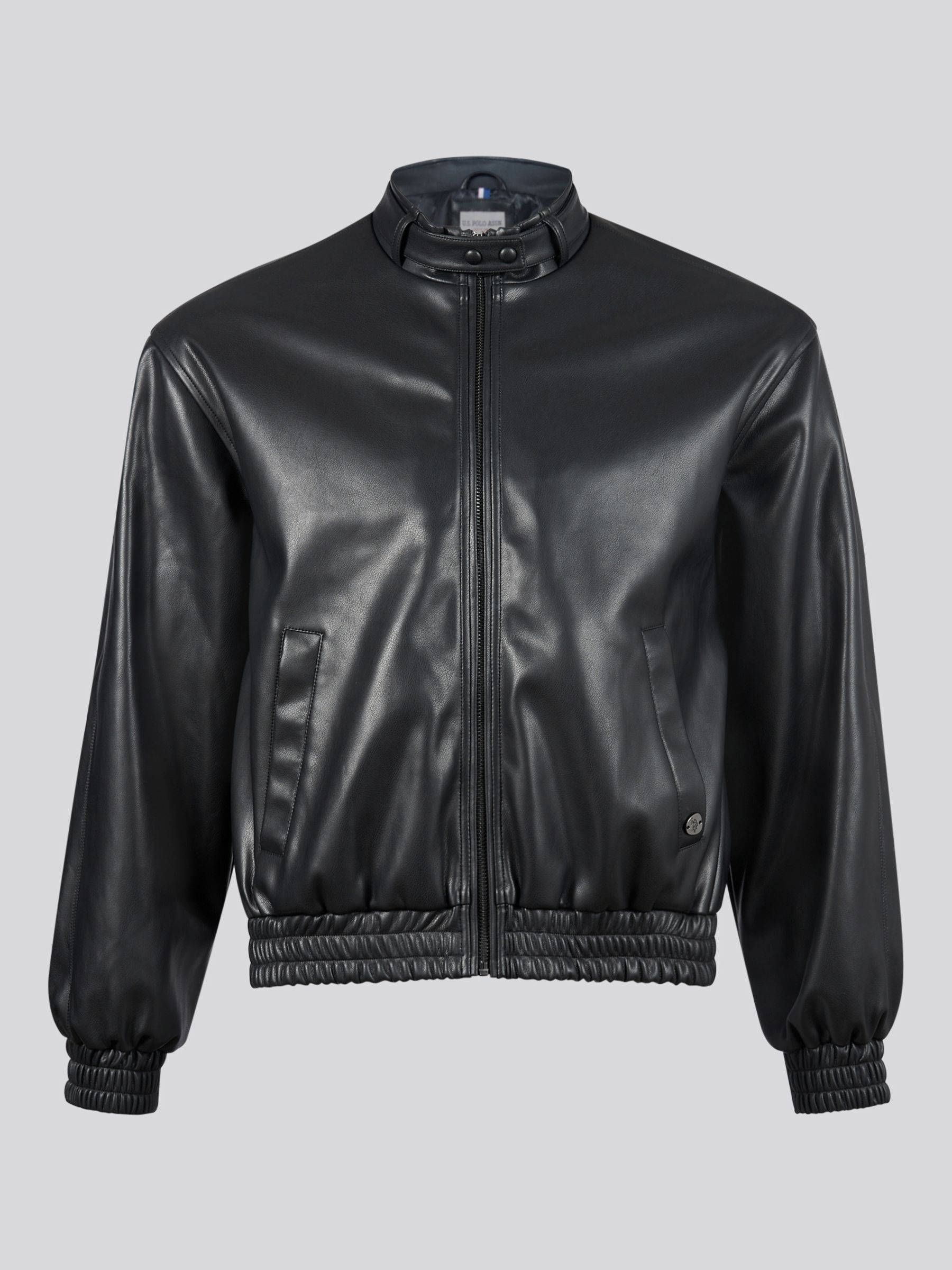 Buy U.S. Polo Assn. Black Biker Bomber Jacket from Next USA