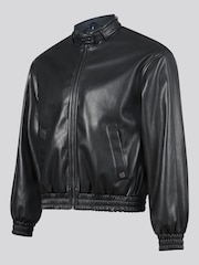 U.S. Polo Assn. Black Biker Bomber Jacket - Image 8 of 12