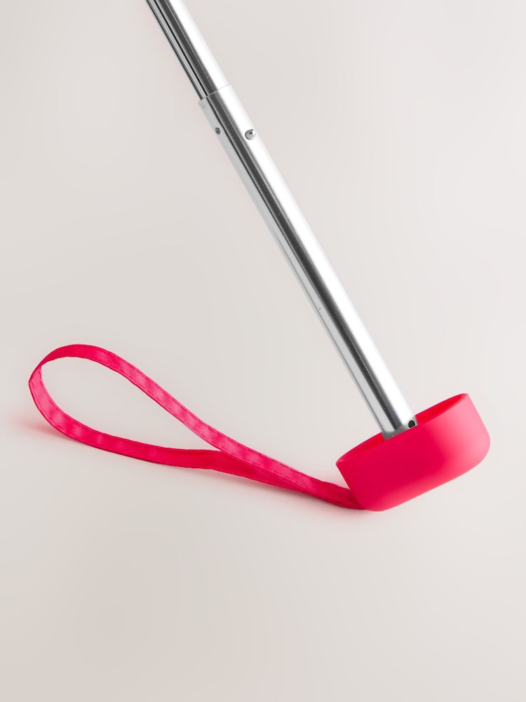 self. Pink Print Compact Umbrella - Image 4 of 4