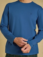 Joules Navy Lounge Top - Image 4 of 6