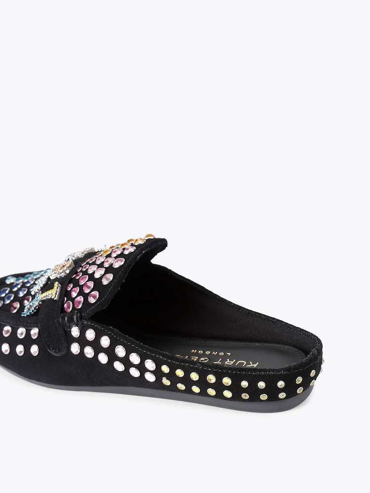 Kurt Geiger London Crystal Black Slipper Pumps - Image 4 of 4