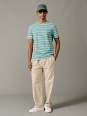 Aubin Green Berkeley Slub T-Shirt - Image 3 of 5