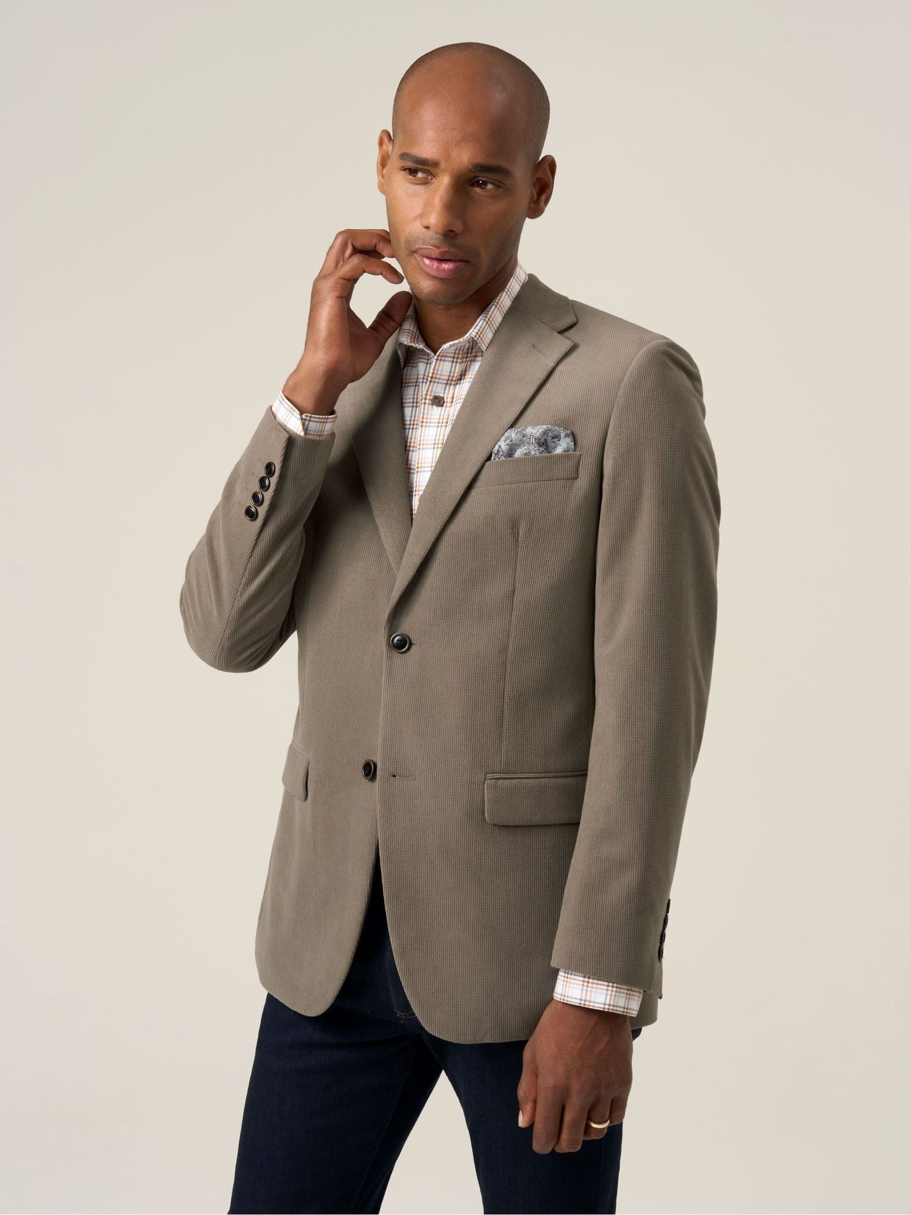 Buy Skopes Brown Putnam Tailored Fit Soft Touch Jacket from the