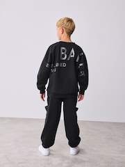 Baker by Ted Baker Oversized Letter Graphic Print Sweatshirt and Joggers Set - Image 6 of 18