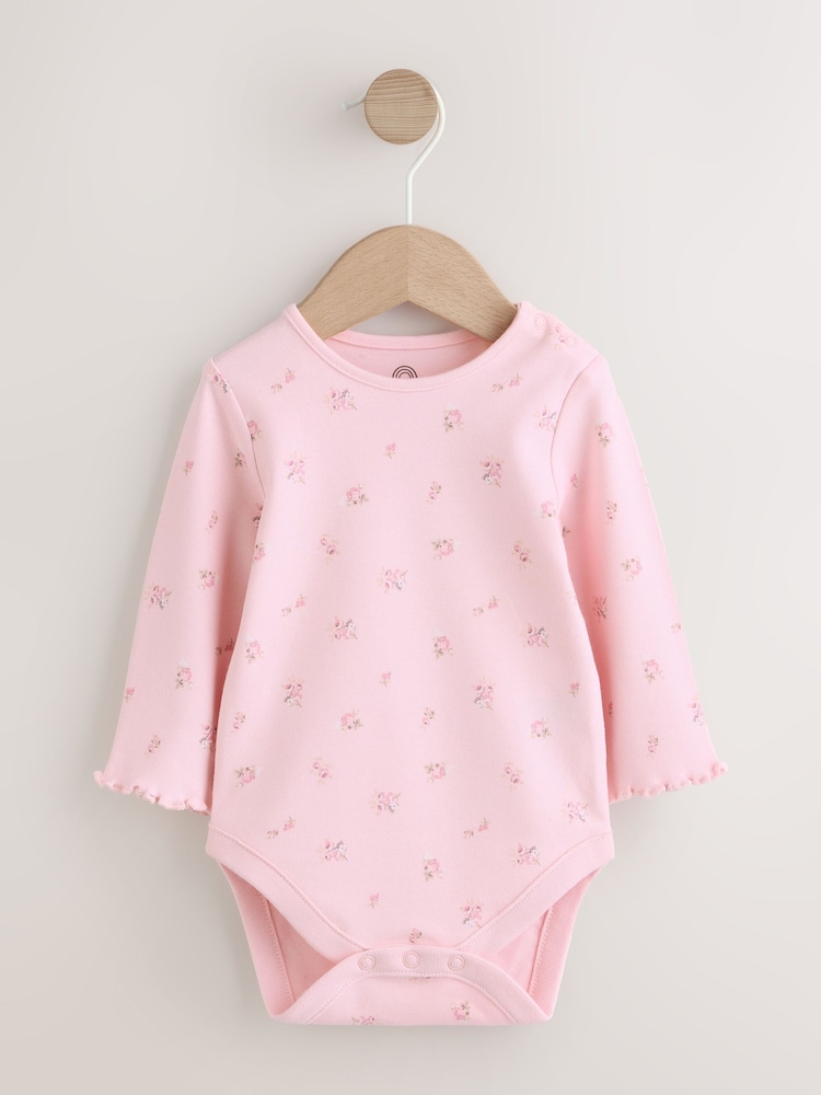 Pink Cord Dungaree and Bodysuit Baby Set 2 Piece (0mths-2yrs) - Image 2 of 10