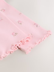 Pink Cord Dungaree and Bodysuit Baby Set 2 Piece (0mths-2yrs) - Image 7 of 10