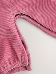 Pink Cord Dungaree and Bodysuit Baby Set 2 Piece (0mths-2yrs) - Image 8 of 10