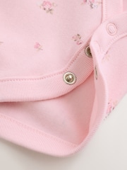 Pink Cord Dungaree and Bodysuit Baby Set 2 Piece (0mths-2yrs) - Image 9 of 10