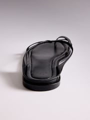 The Set Toe Loop Strappy Sandals Black - Image 3 of 5