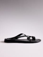 The Set Toe Loop Strappy Sandals Black - Image 5 of 5