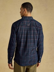 Joules Navy Long Sleeve Fine Needle Cord Shirt - Image 3 of 10