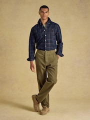 Joules Navy Long Sleeve Fine Needle Cord Shirt - Image 4 of 10