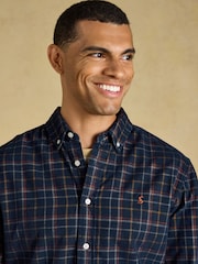Joules Navy Long Sleeve Fine Needle Cord Shirt - Image 5 of 10