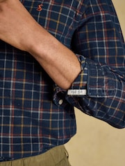 Joules Navy Long Sleeve Fine Needle Cord Shirt - Image 6 of 10