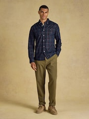 Joules Navy Long Sleeve Fine Needle Cord Shirt - Image 7 of 10