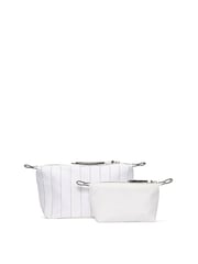 Victoria's Secret Coconut White Bridal 2 Piece Makeup Bag - Image 2 of 3